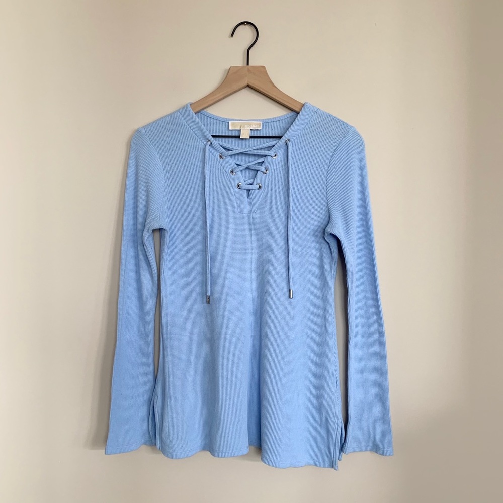 Michael Kors Blue Thermal top